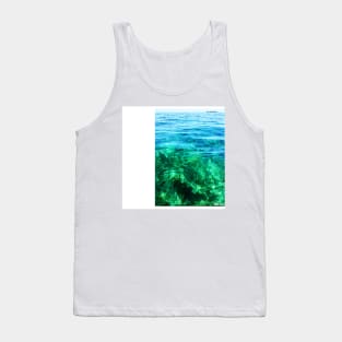 honduras reef trap by camera in crystal water Tank Top